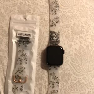 Iwatch band, accidentally ordered 2, watch not for sale. Beautiful frost  clear